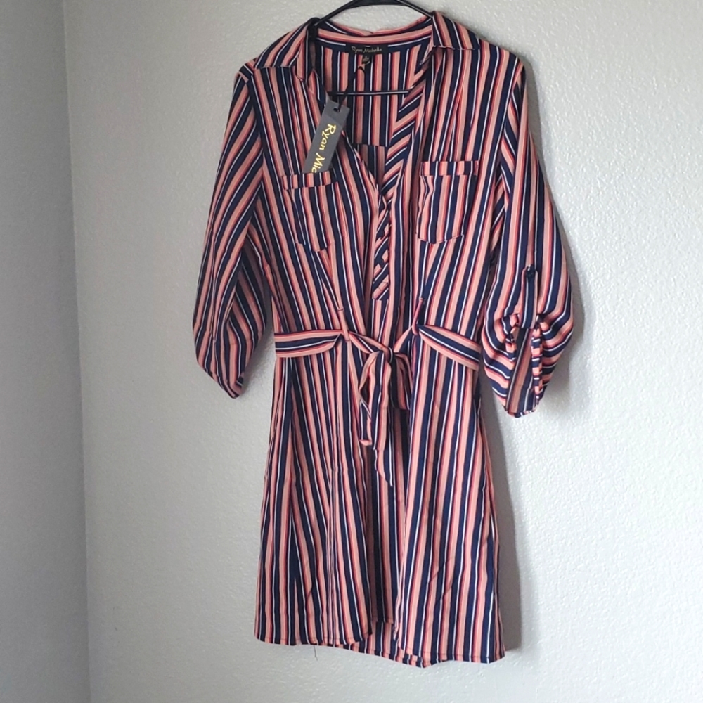 Striped summer dress 👗 ✨️